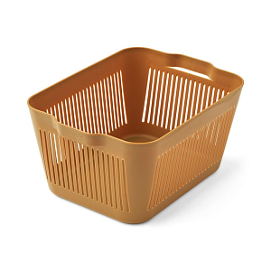 Набор корзин для хранения LIEWOOD "Makeeva", 4 шт, размер S, золотая карамель